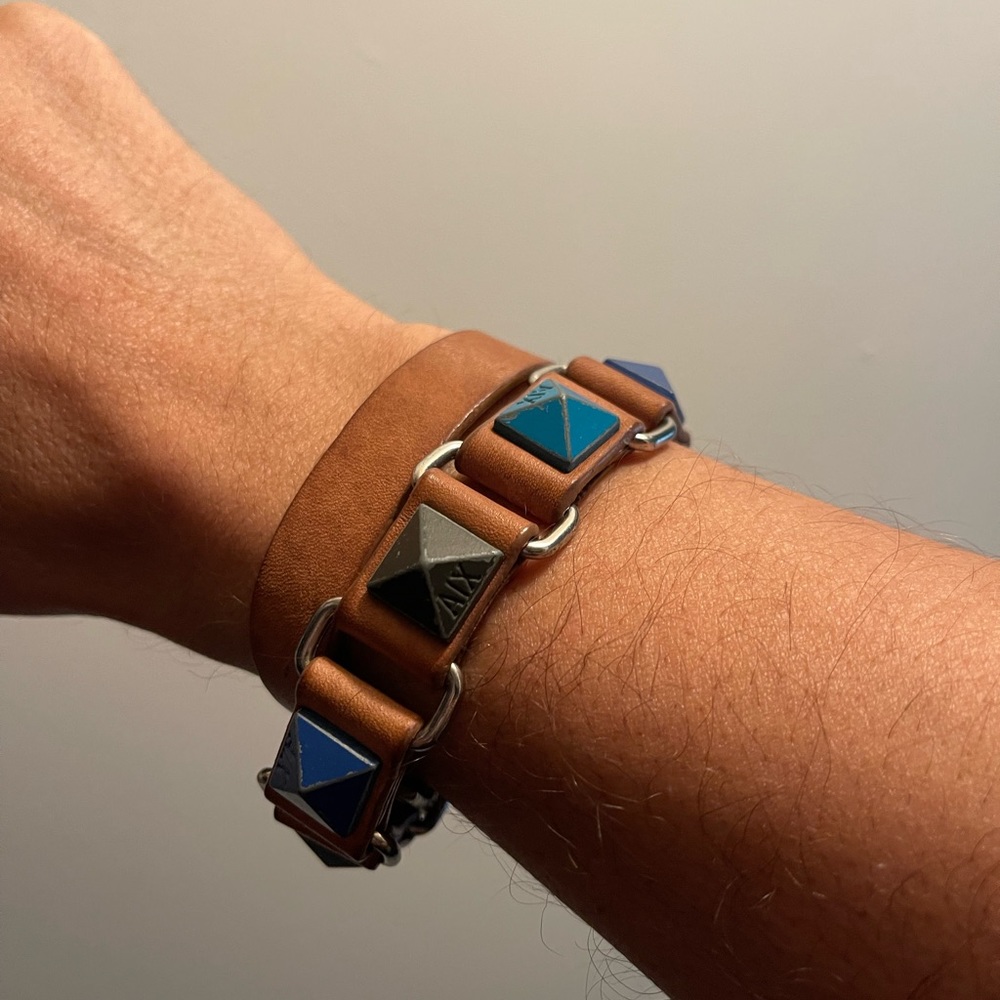 A|X leather bracelet (Unisex) - Picture 3 of 6
